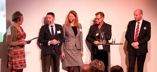 Paneldiskussion: Ellinor Persson, Stefan Engdahl, Åsa Öttenius, Torleif Falk och Tommy Lenberg