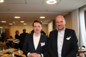 Stefan Engdahl, ordförande Byggherrarna och Tommy Lenberg, vd Byggherrarna